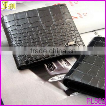 Wholesale Mens Black PU Leather Bifold Clutch Wallet Credit ID Card Coin Pocket Purse