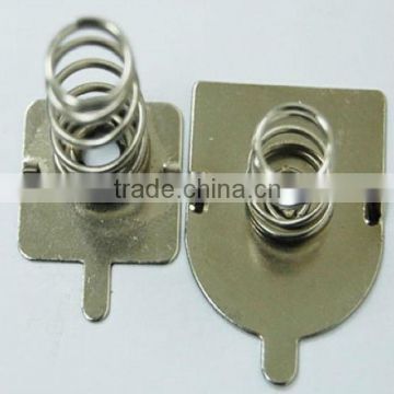 Custom negative metal aa battery spring contact plate with factory price