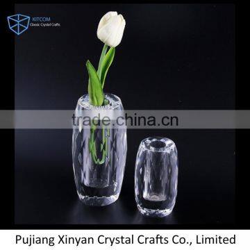 New product different types tall crystal vase from manufacturer