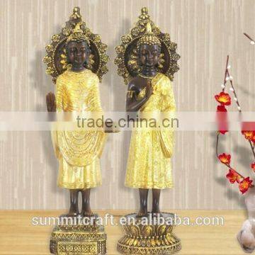 Creative resin electroplate resin wholesale buddha statues