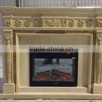 Wholesale Natural Beige Gus Marble Fireplace