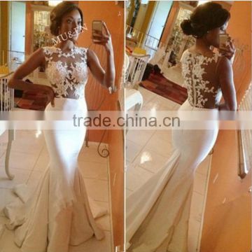 white sexy maxi lace prom dress