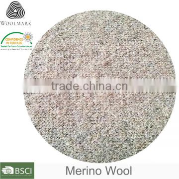 Merino wool felt fabric 450g/m2, wholesale air layer wool fabric