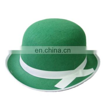 MCH-1361 Party Carnival funny cheap green women felt big bowler Hat
