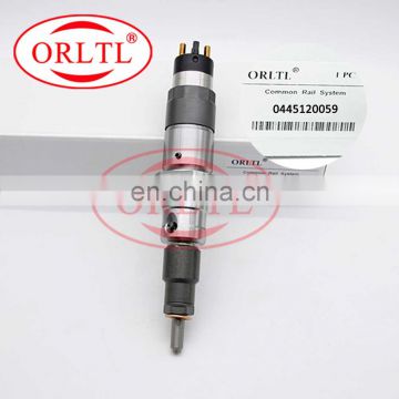 ORLTL  0445120059 Diesel Injector 0445 120 059 Common rail injector 0 445 120 059 3976372 injection for KOMATSU