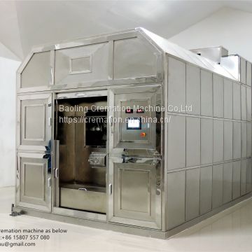 Movable Cremation Machine human crematory equipment furnace burner