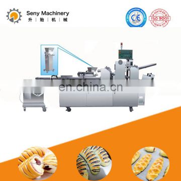 Food line toast bread loaf slicer bread making machine with rotary oven