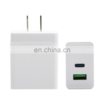100~240v ac 50/60hz type-C US UK AU plug AC DC cell phone 18w 20w 30w usb c fast chargers power adapters for iphone 11 12 pro