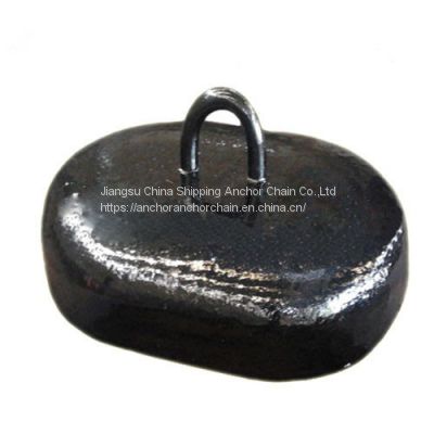 1500kg 1.5tons Black Painted Steel or Concrete Clump Weight or Sinker