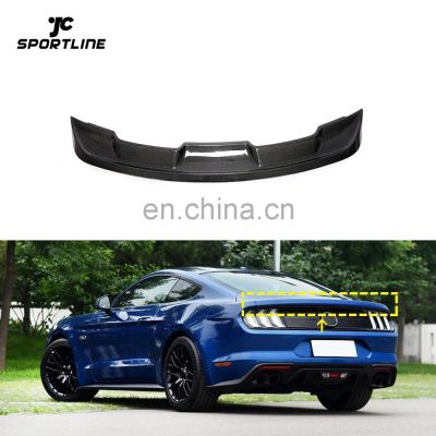 GT Carbon Fiber Ducktail Trunk Spoiler for Ford Mustang GT500 Shelby GT350 Coupe 2-Door 2015-2020