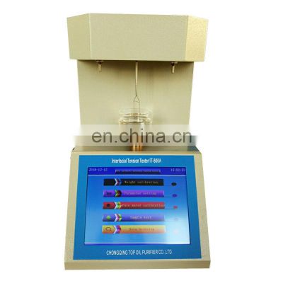 Automatic Hydraulic Oil Interfacial Surface Tension Meter du nouy ring Transformer Oil Tensiometer ASTM D97
