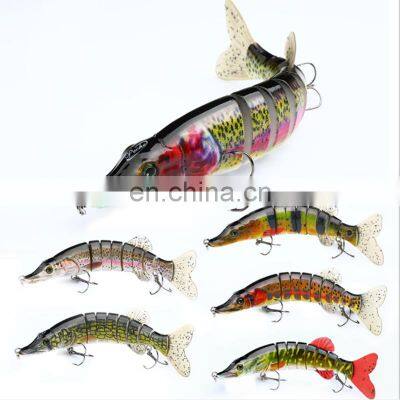 6 colors 20cm 71g Hot Sale High quality Hard Plastic Multi-Joint Minnow for Freshwater Saltwater