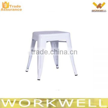 WorkWell industrial metal frame stackable chair for dining Kw-St13