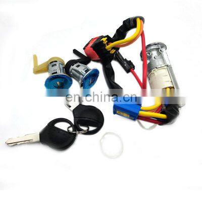 High Quality auto parts ignition door lock set for peugeot 206