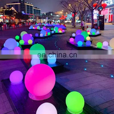Floating Orb Table Lamp Round Shape Chandelier Ball Lamp Christmas Decorations Smart Christmas Lights