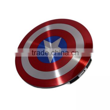 The Avengers Captain America Shield 6800mAh high quality power bank                        
                                                Quality Choice