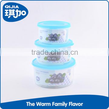 Different size keep food fresh super seal plastic containers