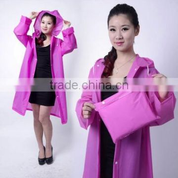 Breathable Women Purple Fabric for Raincoat