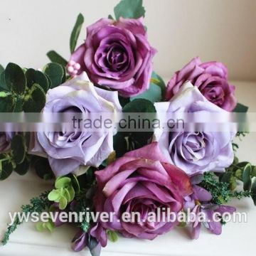 European dream painting rose/simulation flowers furnishing articles wholesale flowers, silk flowers sitting room adornment