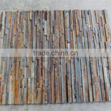 slate strip culture stone rusty slate 10 strips