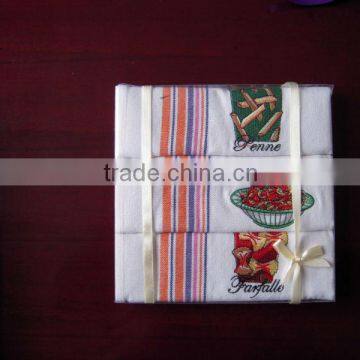 waffle weave cotton towel set