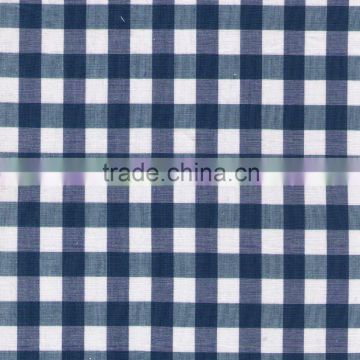 small check pattern cotton poplin