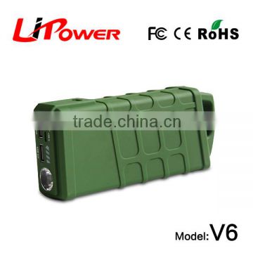 high capacity 12000mAh 12v lithium ion battery Jump Start Type multi car jumper with battery cable