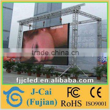 outdoor tri color led sign P25 for video