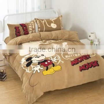 2015 New 100% polyester mickey mouse flannel fleece blanket