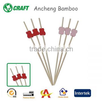 Creative bamboo craft decorative skewers for food