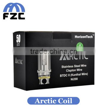 Alibaba Wholesale Hot Selling Original Horizon Arctic Sub Ohm Coil Head Arctic Tank Replacement BTDC Coils