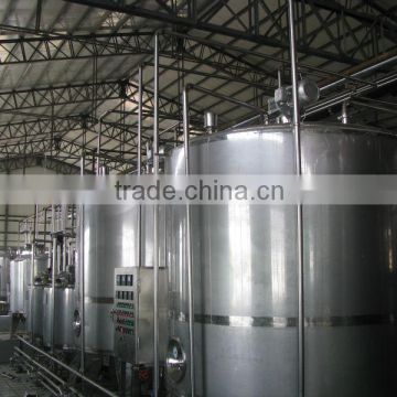 Fully automatic 3000L/H yogurt processing plant with cups/bottles/pouch package