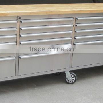Stainless Steel 96 inch hyxion tool chest