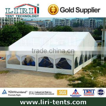 10*10m high quality white dubai tent with half dome windows for events