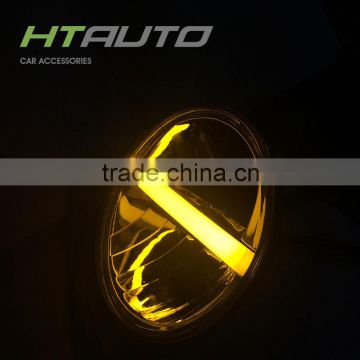 HTAUTO 20W 7" Round Led Car Lamp Led Driving Light Led Motorcycle Headlight Bulb