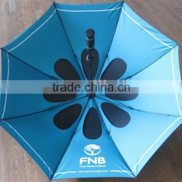 fiberglass umbrella stand 190T pongee double-layer ventilated umbrellas