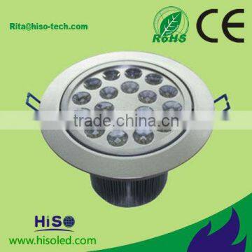 Good Quality Epistar AC100-240V 18W led downlight (CE & RoHS)