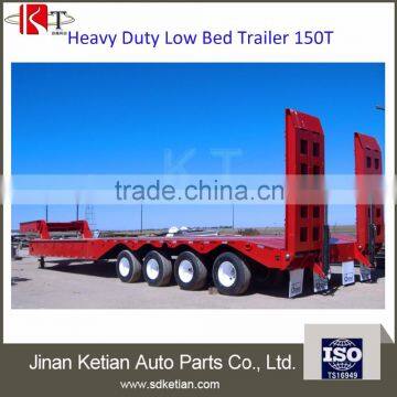 heavy duty low bed trailer 150 ton