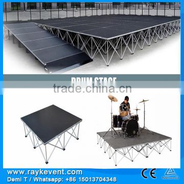 Portable outdoor stage, portable stage ramp, pa sound system for sale