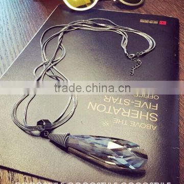 Fashion water-drop necklace made in China Yiwu Jewelry market