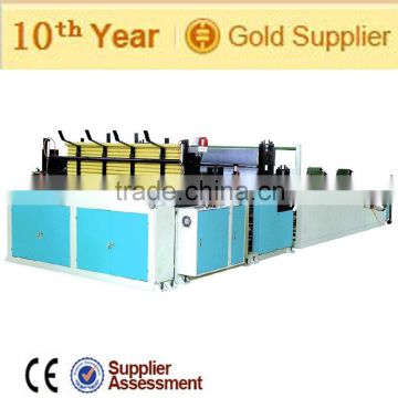 small roll toilet paper rewinding and slitting machine