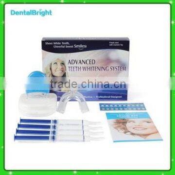 2016 hot selling home use hydrogen peroxide professional teeth whitening kit