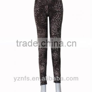 Middle-aged women leopard print jogger cheap leggings