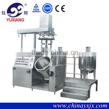 Yuxiang 500L electric heating vacuum homogenizing emulsifier cosmetic mixing machine