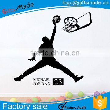basketball wall sticker/alphabet wall sticker/custom printed wall stickers