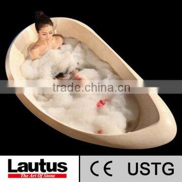 freestanding round stone bathtub,natural stone bathtub