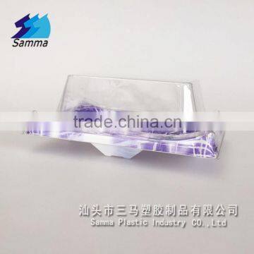 KW-0005XG-B Biodegradable clear blister disposable sushi tray