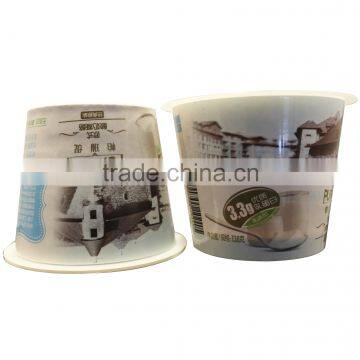 Hot selling container for promotion/ad take away reusable popular ice cream cups by flexo/ offset printing Chinese factory