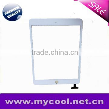 White Touch Screen Glass Digitizer IC Chip Front Lens Replacement For iPad Mini