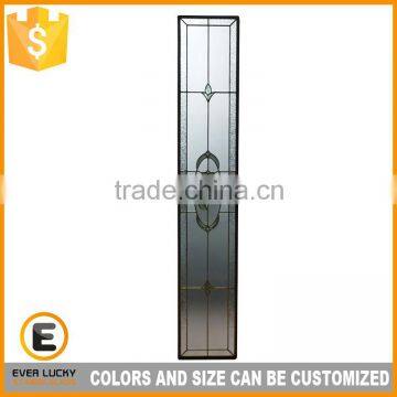 modern high quality stained glass sidelite doors